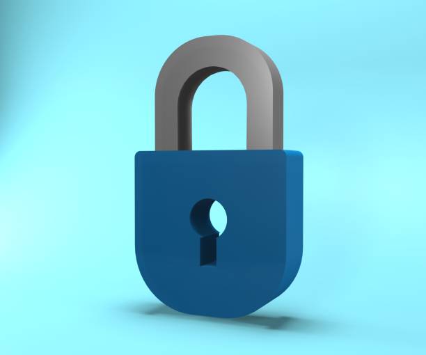 istock 3d lock icon. 3d rendering lock illustration. Isolated lock illustration 1293164983