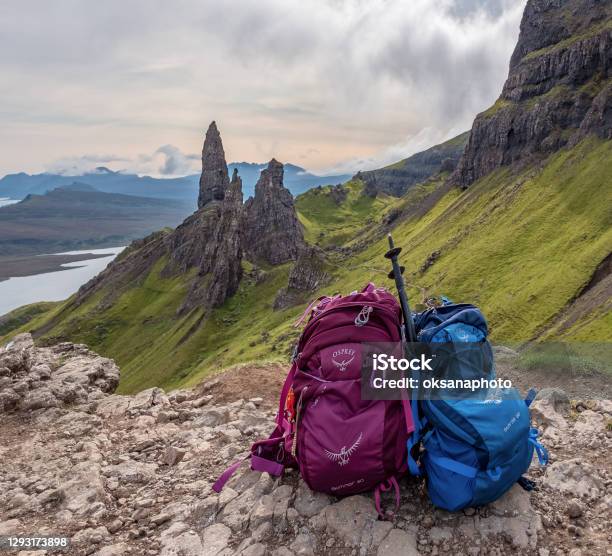 Isle Of Skye Stock Photo - Download Image Now - Osprey, Backpack, Bag