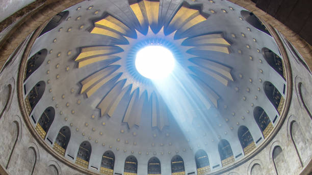 istock The Holy Sepulchre Church inside from top in Jerusalem timelapse 1293176078