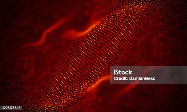 Red Science Grid Background Abstract Red Geometrical Background Connection Structure Science ...