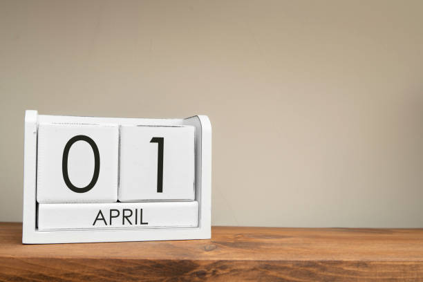 Cube shape calendar showing April 1, utkal diwas