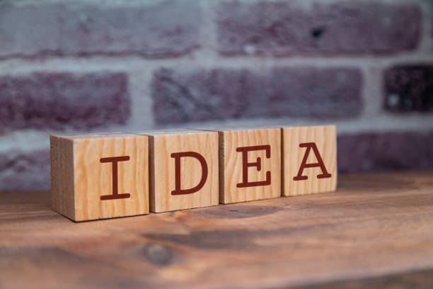 istock Idea written on wooden blocks. 1293184357