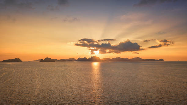 istock Sunset Panorama El Nido Philippines Palawan Bacuit Bay Islands 1293190429