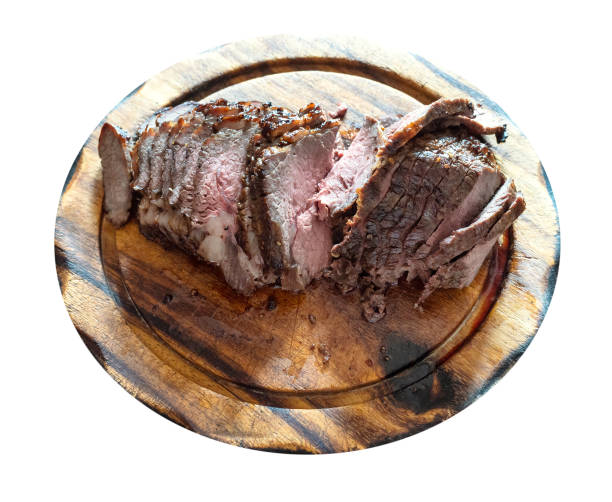istock home-made sliced Roast Beef on board cut out 1293192260