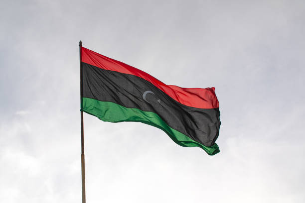 istock Flag of the state of Libya 1293192387