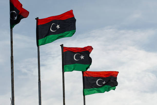istock Flag of the state of Libya 1293192398