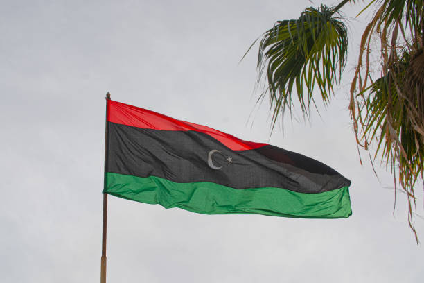 istock Flag of the state of Libya 1293192407