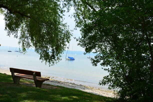 istock Bank at Ammersee in Bavaria 1293194267