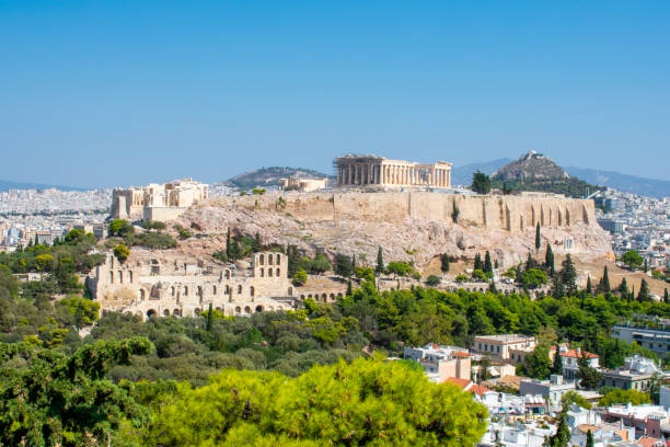 istock Parthenon and Acropolis of Athens, Greece 1293213154