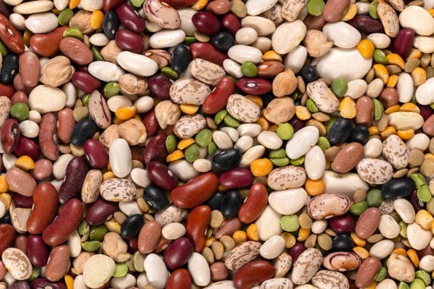 istock Mixed Legumes Peas and Beans Background and Texture 1293216955