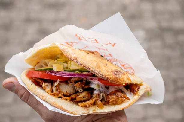 istock Doner Kebab at a local pizza and gyros restaurant 1293218579