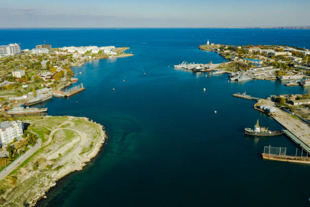 istock Streletskaya Bay from Sevastopol. 1293222244