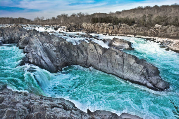 istock Turbulent Water - Great Falls 1293223233