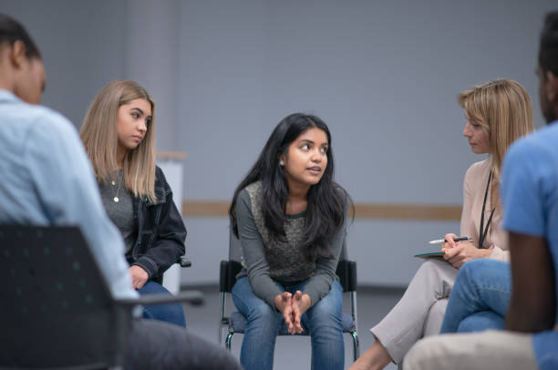 istock It is your turn to share in group therapy 1293232536