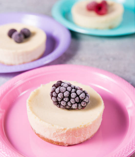 istock Cheesecake with delicious berries on a plate 1293251862