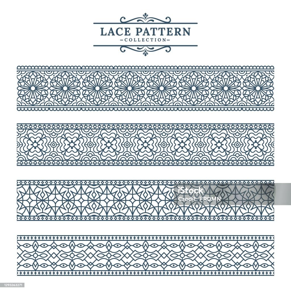 Lece Pattern Lace Pattern Stock Illustration - Download Image Now - Bride, Craft ...