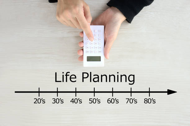 istock Human's hands calculating money for life planning 1293266155