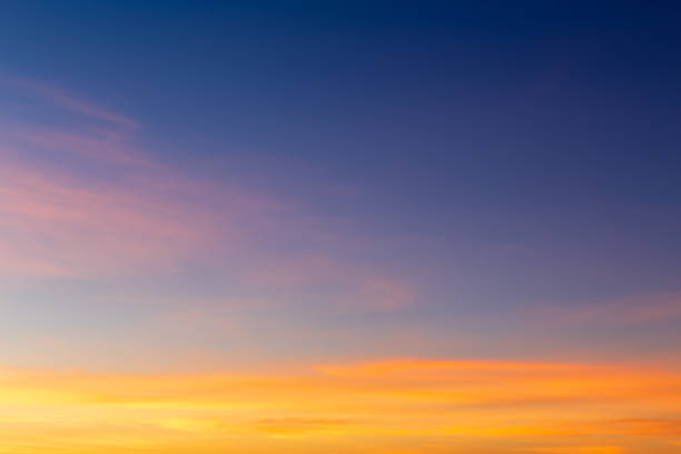 istock Beautiful sky. Clouds in twilight sky in evening. Colorful sky in twilight time. 1293266227