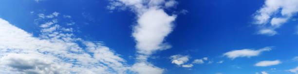 istock Panorama sky with cloud on a sunny day. 1293267489