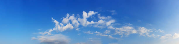 istock Panorama sky with cloud on a sunny day. Beautiful cirrus cloud. 1293267494