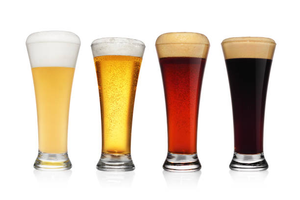 istock Set of different various of beers isolated on white. 1293274461