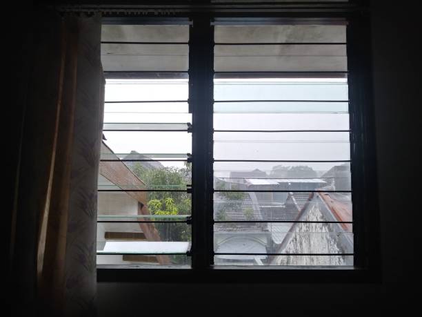 istock Heavy rain outside the window 1293277438