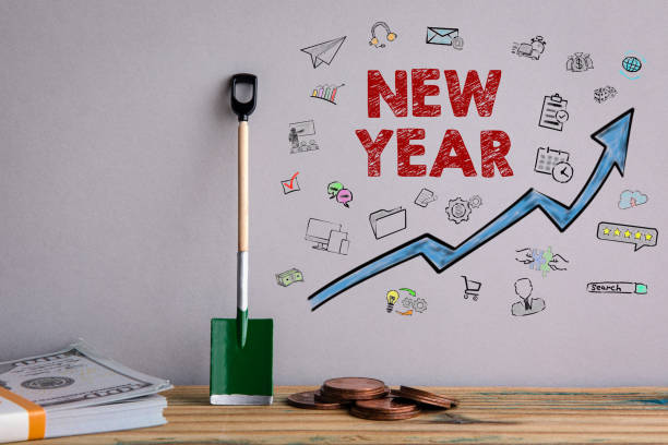 istock NEW YEAR. Success, profit, development and opportunities concept 1293279922