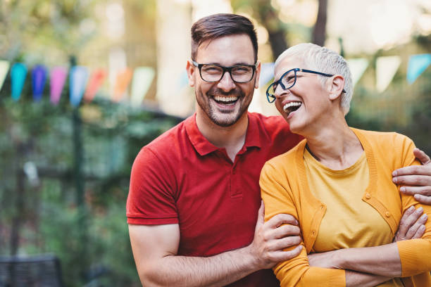 istock Mother and adult son 1293280835