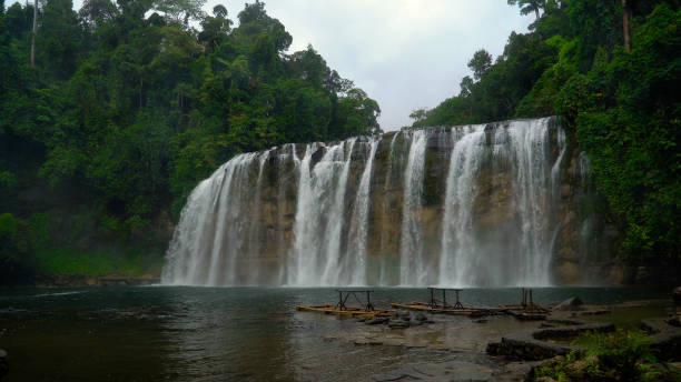 Beautiful tropical Tinuy-an Falls. Philippines, Mindanao