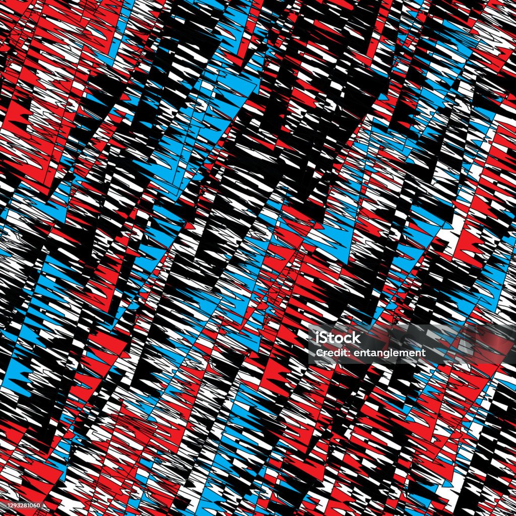 Form Pattern Object Seamless Pattern With Colored Forms Stock Illustration - Download Image ...