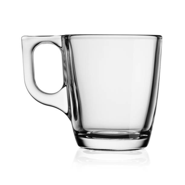 istock Empty transparent glass cup for espresso coffee isolated. 1293283734