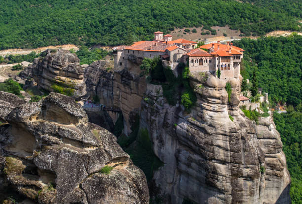 istock Mountain view on Meteora monastery in greece on mountain, nobody 1293284858