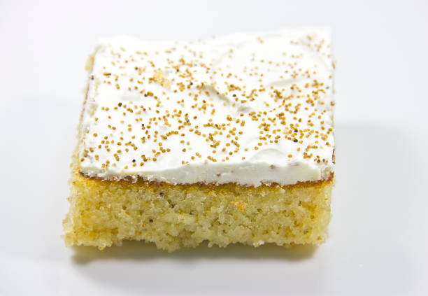 Revani Turkish desert with cream Chantilly