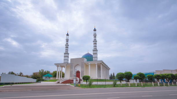istock Main mosque with high minarets in Uralsk 1293285762