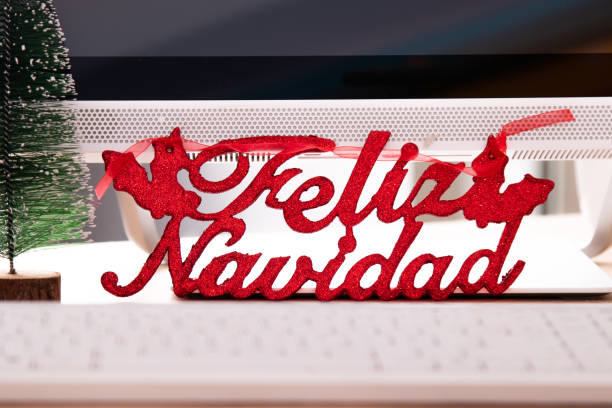 istock christmas decoration in the office or desk 1293289521