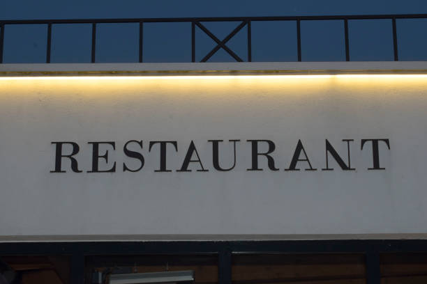 istock a restaurant sign in gastronomy 1293294477