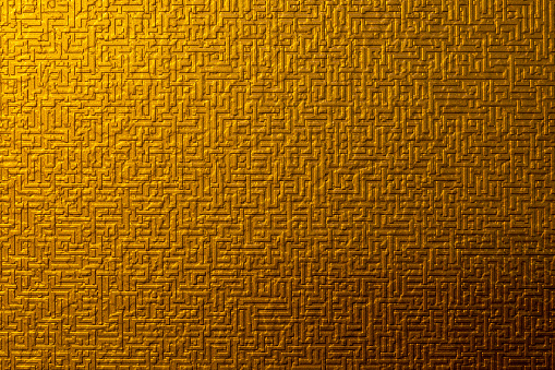 The golden strip like Chinese  style texture wallpaper background . The luxury wallpaper texture.