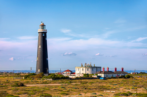 The Old Lighthouse at the Dungeness headland, Kent, England