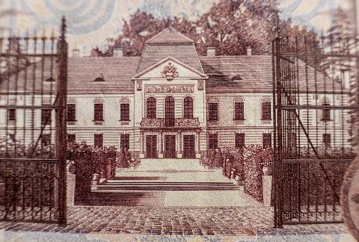 Philippines Central Bank on a postage stamp