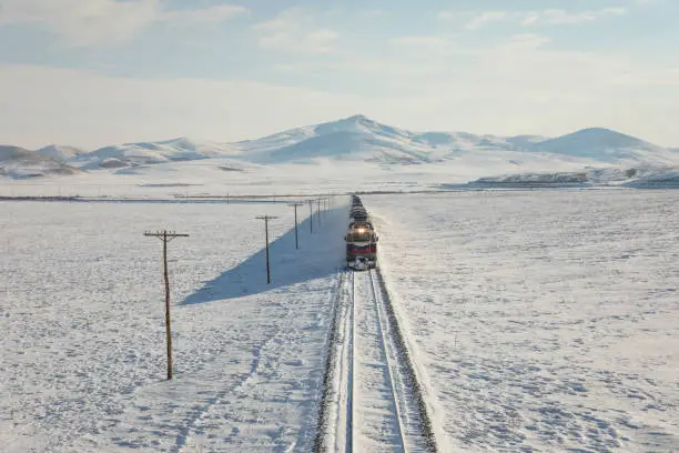 Photo of Eastern Express in Winter Season Kars Turkey