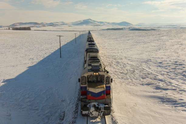 istock Eastern Express in Winter Season Kars Turkey 1293301217