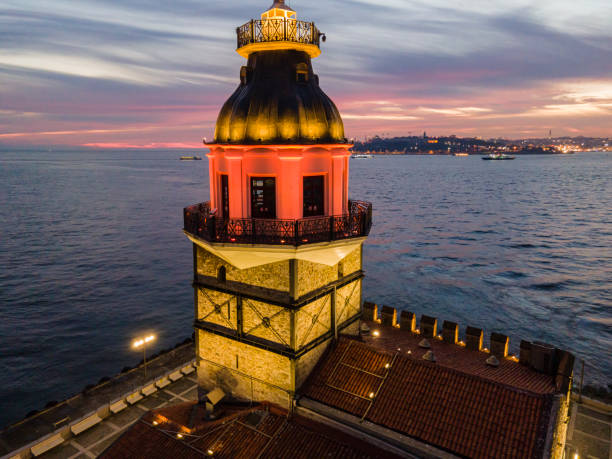 istock Maiden’s Tower and Sunset Uskudar Istanbul 1293301805