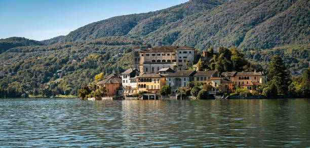 istock Orta San Giulio island. Color image 1293303608