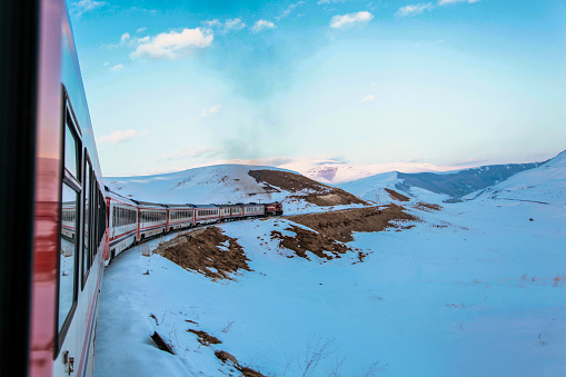 Eastern Express en Invierno Kars Turquía photo