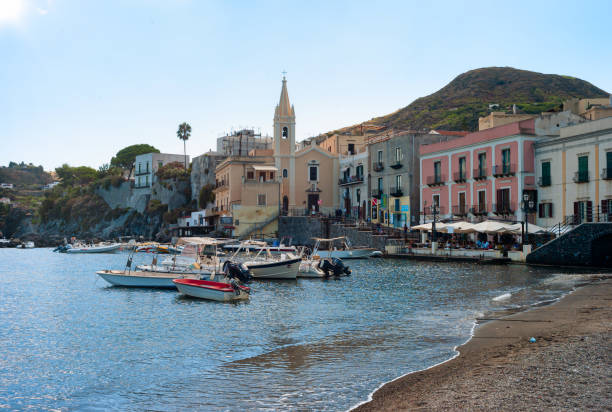 istock Lipari island marina. Color image 1293304759