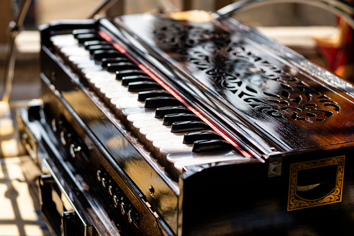 Harmonium - an Indian classical musical instrument