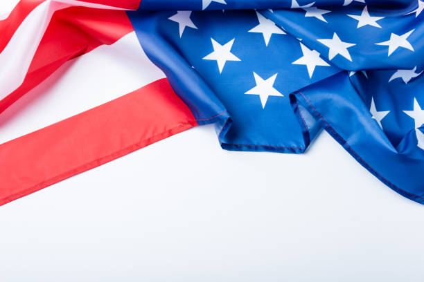 istock American flag with stars and stripes isolated on white 1293311752