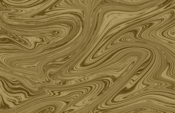 istock Colorful marble surface. Brown marble pattern of the blend of curves. Abstract pattern. 1293313257