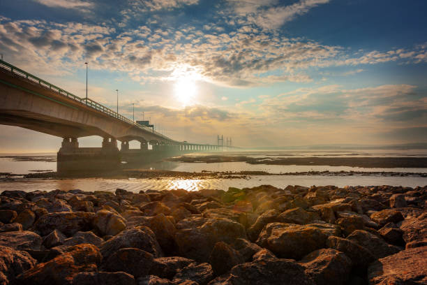 istock Prince Of Wales bridge at sunset 1293318107