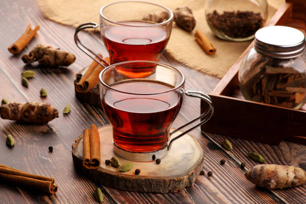 istock Tea with Cinnamon, Cardamom, Turmeric and Black Pepper 1293325352